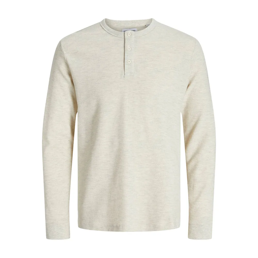 

Лонгслив Jack & Jones Dover Henley, бежевый