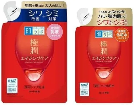 Набор для ухода за кожей Skin Lab Gokujun Medicated Firming Emulsion Refill 140 мл + Medicated Toner Refill 170 мл