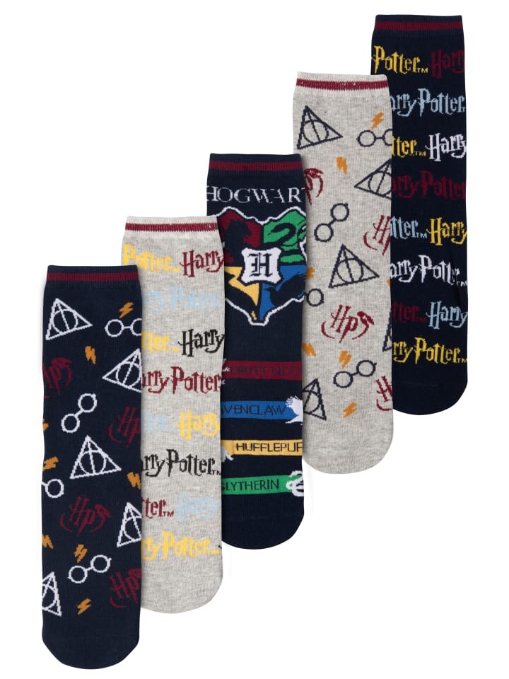 

Носки United Labels 5er Pack Harry Potter Sneaker 40 45, разноцветный