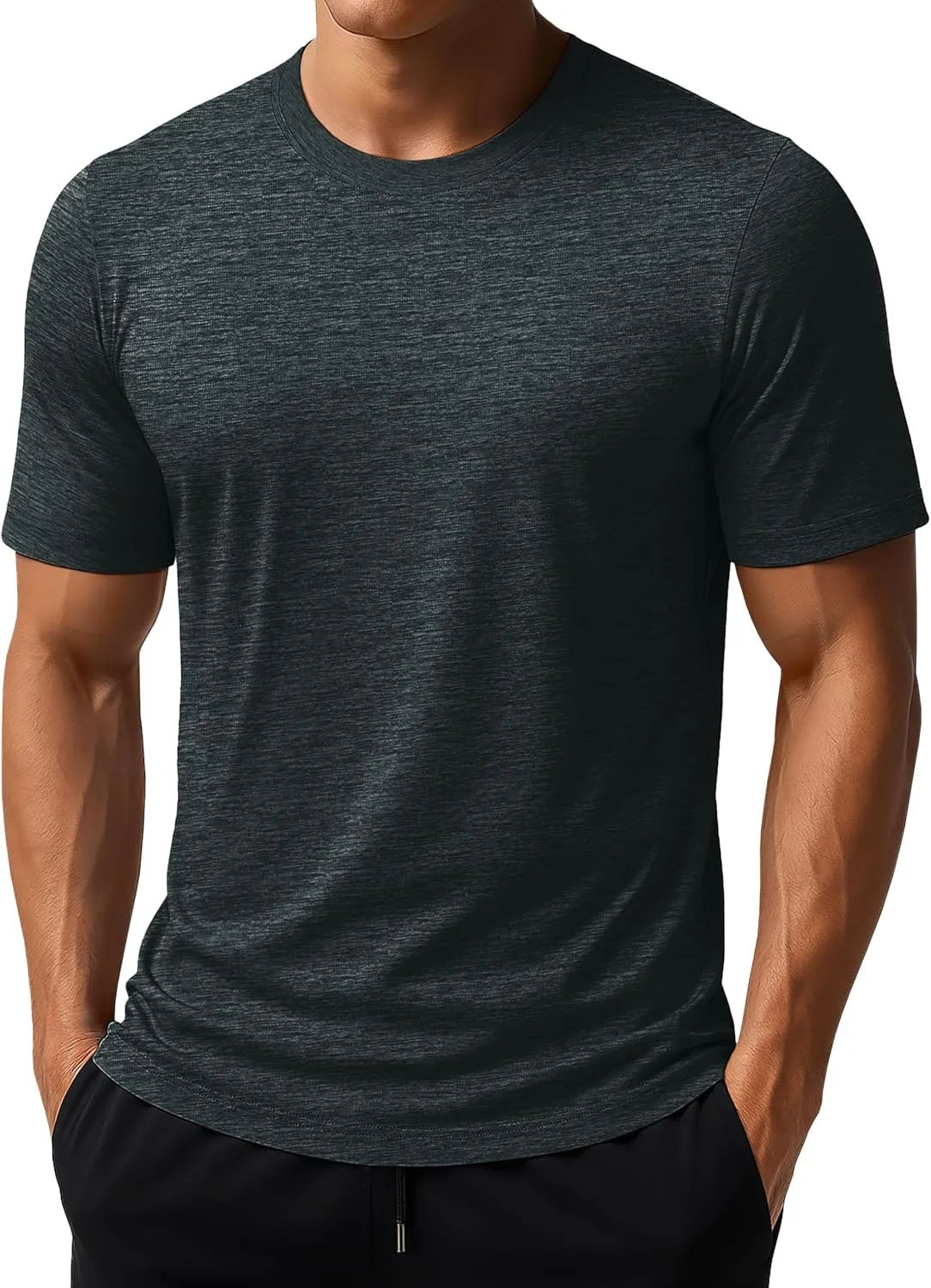 

Футболка мужская MAGCOMSEN с коротким рукавом, Dry Fit, UPF 50+