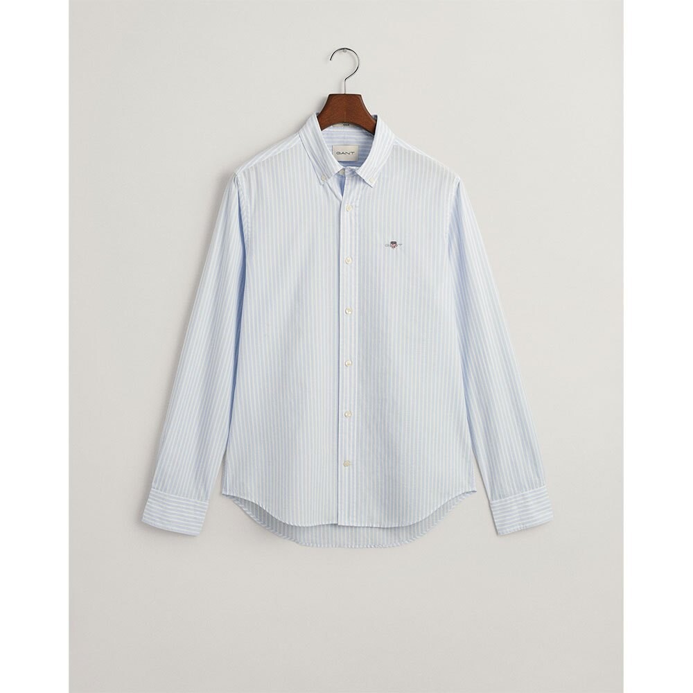 

Рубашка с длинным рукавом Gant Slim Fit Striped Poplin, белый