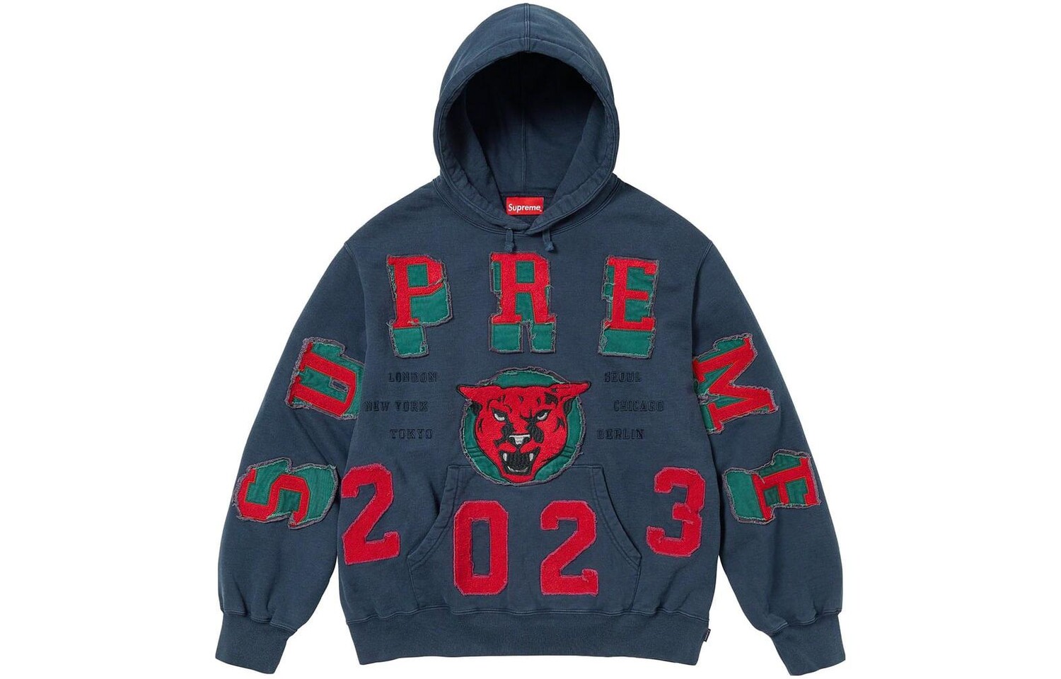 

Толстовка унисекс Supreme, цвет Blue/Navy