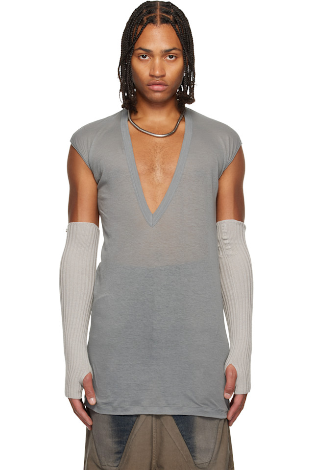 

Rick Owens Серая футболка с изображением Дилана из группы «Конкордианс»