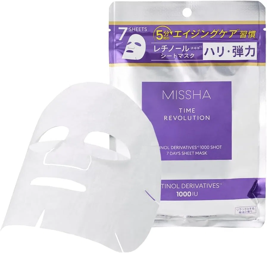 Набор масок для лица Missha Time Revolution Reach 1000 Shot 7 Days Mask Set, 7 шт.