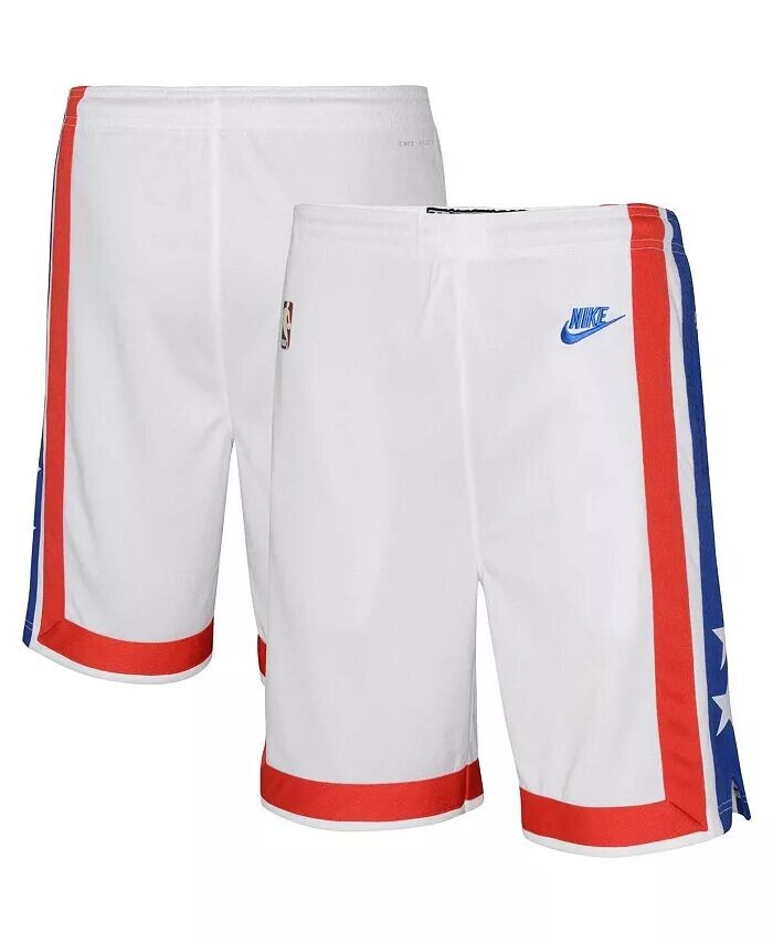 

Белые классические шорты Swingman Big Boys Brooklyn Nets из твердой древесины Nike