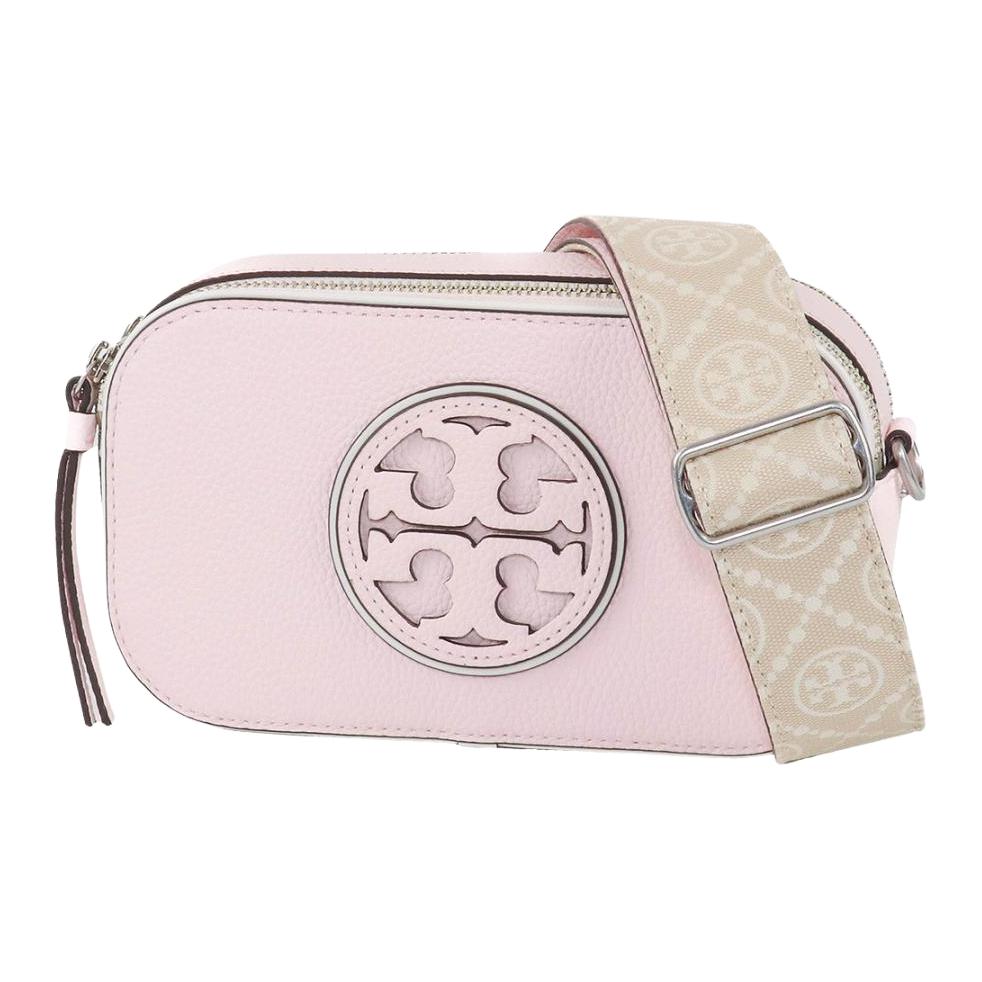 

Сумка через плечо Miller Cow из кожи, мини-кроссбод для женщин Cotton Candy TORY BURCH