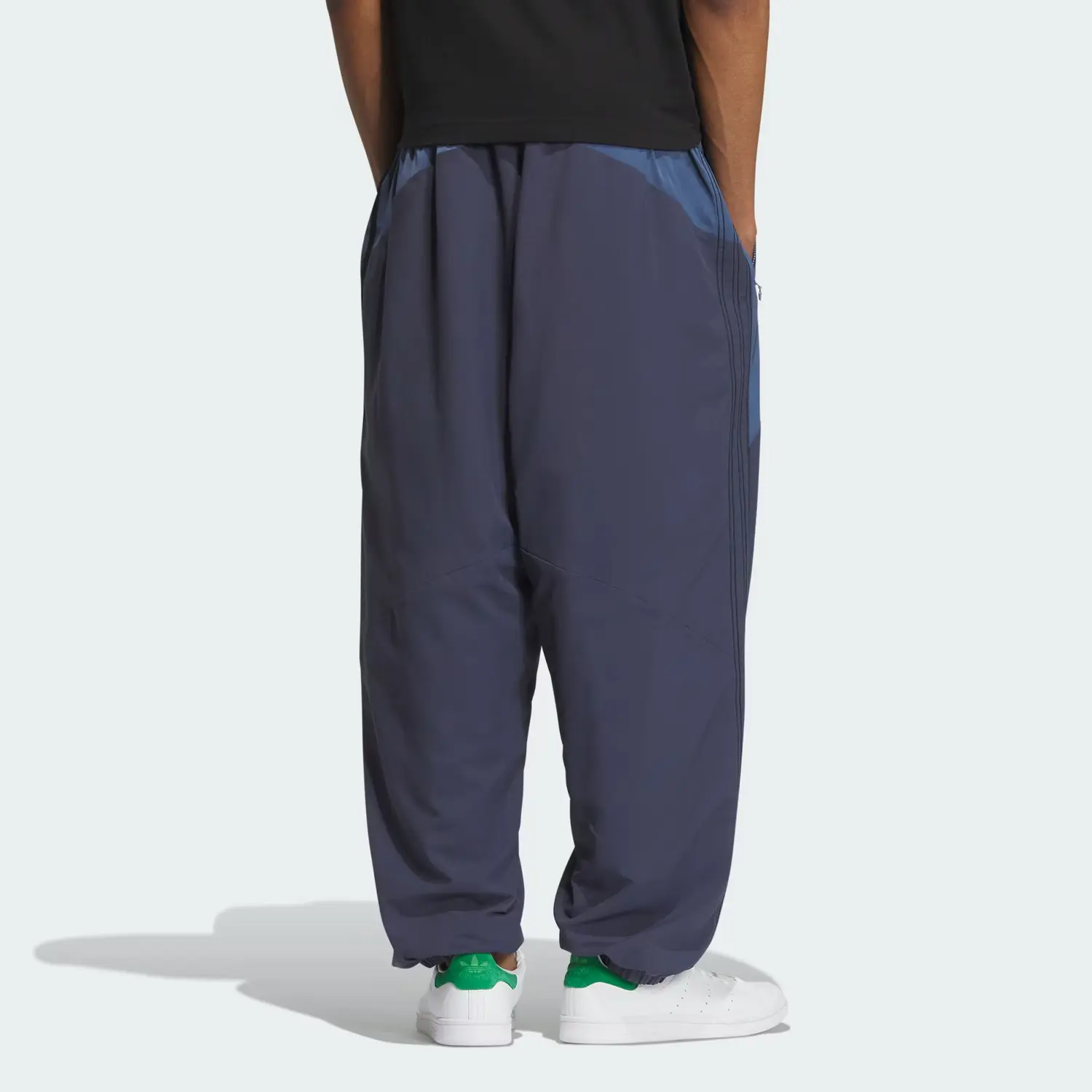 Футболка TOC WOVEN Спортивные брюки Мужские Темно-синий Adidas Originals — фото 4