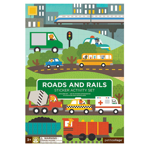 

Пазлы Roads + Rails Sticker Activity Set