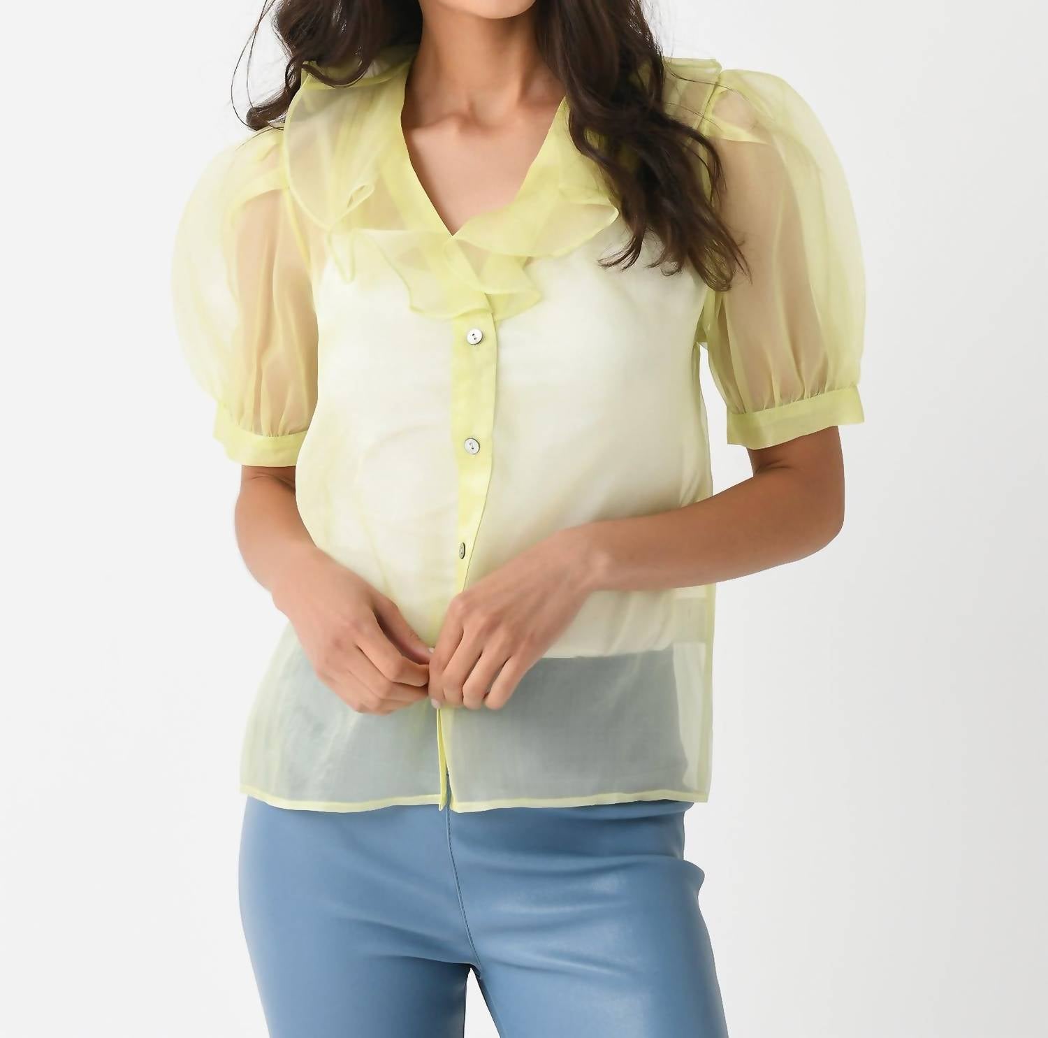 

Топ Odette в цвете Lime Ice Lingua Franca