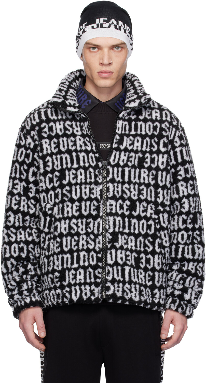 

Белая куртка-плюшевый мишка «Логомания» Versace Jeans Couture