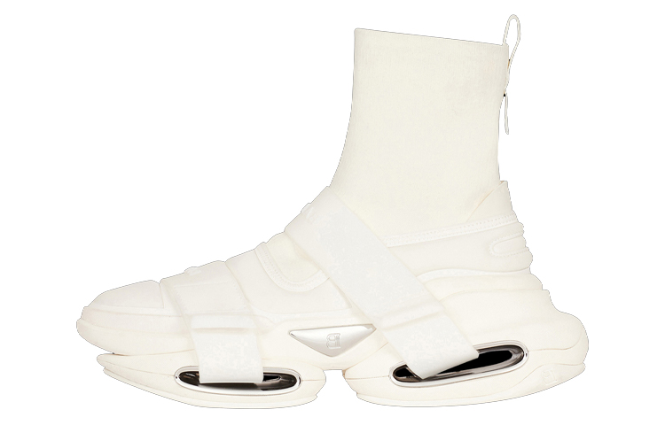 

BALMAIN B Bold высокие спортивные повседневные кроссовки мужские white