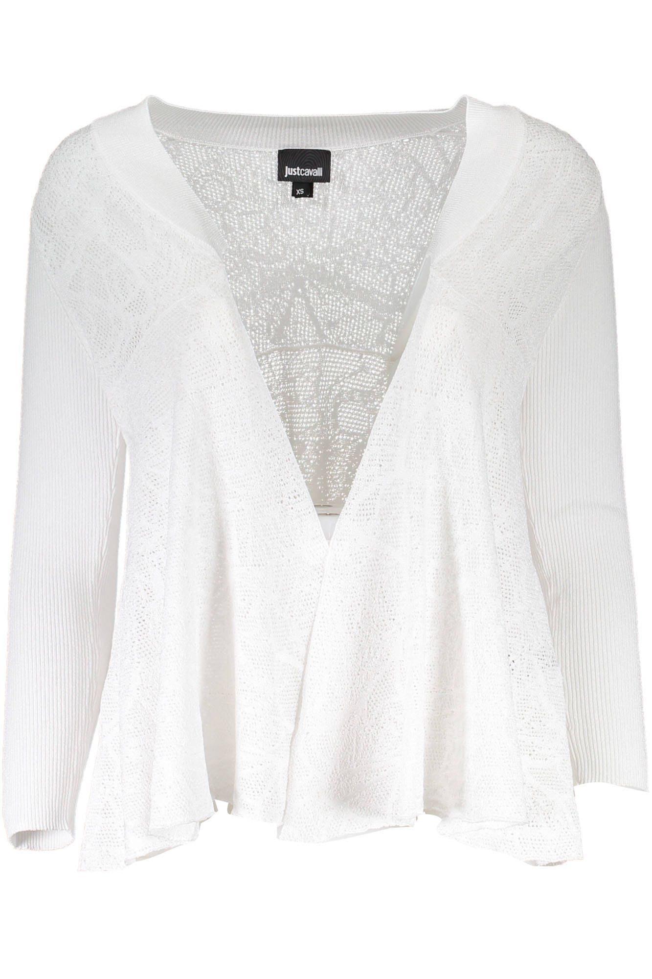 

Белый вискозный женский свитер Just Cavalli