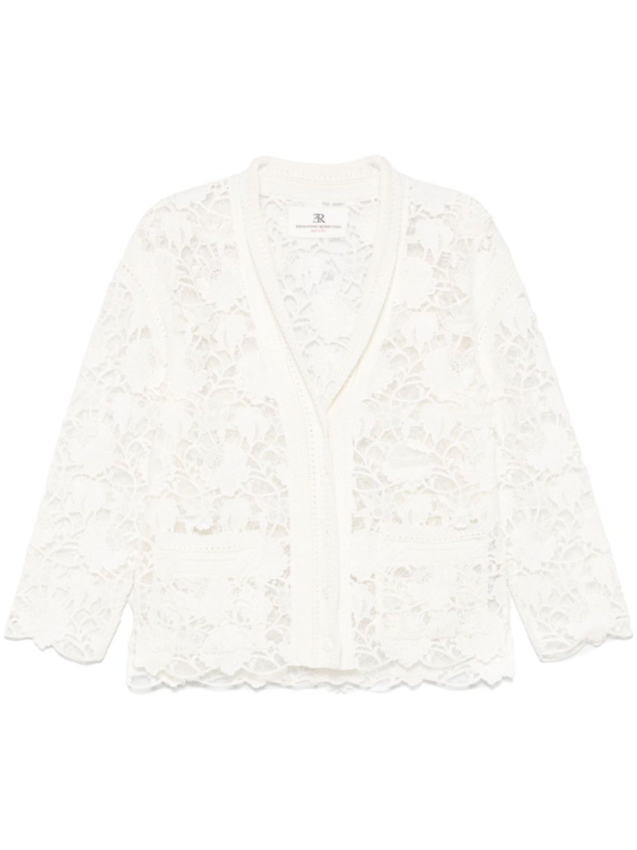 

Ermanno Scervino кружевная накидка, белый