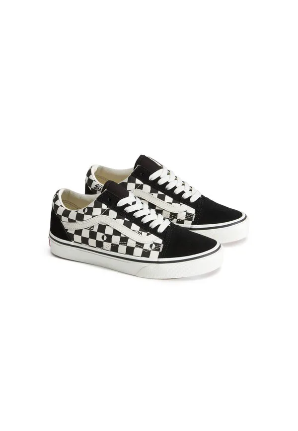Классические кроссовки унисекс Vans, Racing Black White — фото 2
