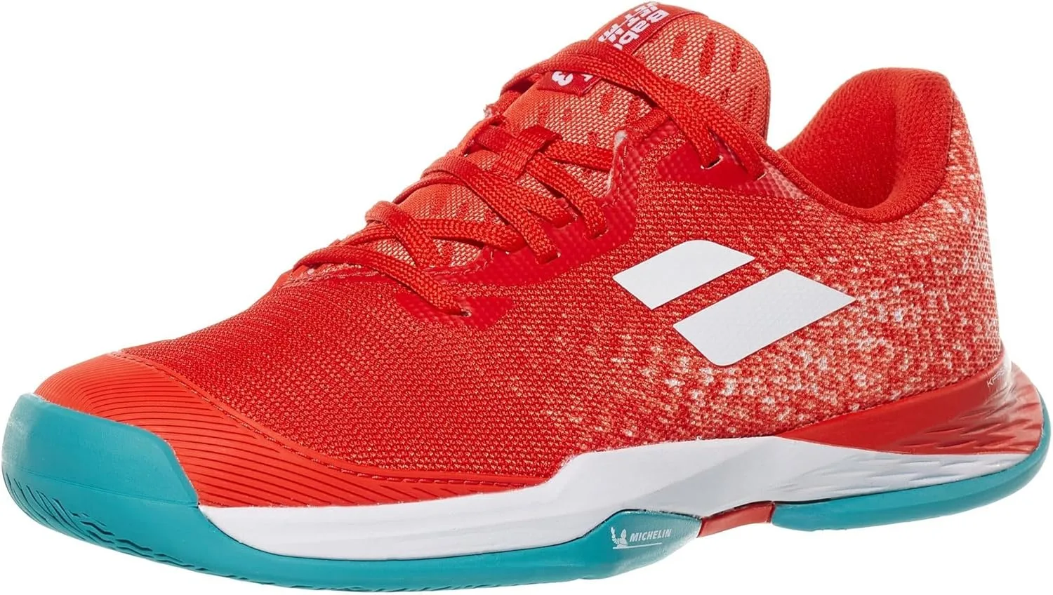 Babolat Детские теннисные кроссовки Jet MACH 3 JR AC B, размер 35, темно-синие, усиленная фиксация голенища, оптимальный комфорт и амортизация, прочная подошва Michelin