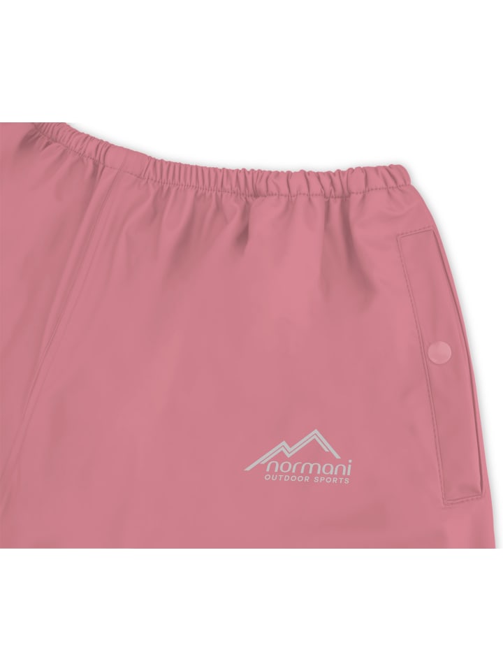 Normani Outdoor Sports Детские непромокаемые штаны York розового цвета — фото 3