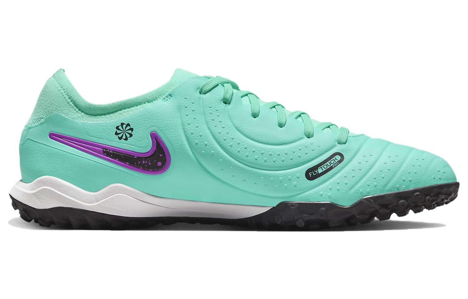 Nike Tiempo Legend 10 Футбольные бутсы Мужчины, Фиолетовый/Зеленый — фото 2