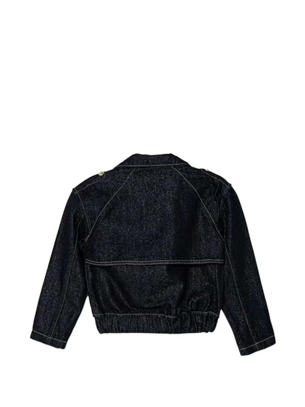 Укороченный двубортный жакет GUESS Kids, синий — фото 2