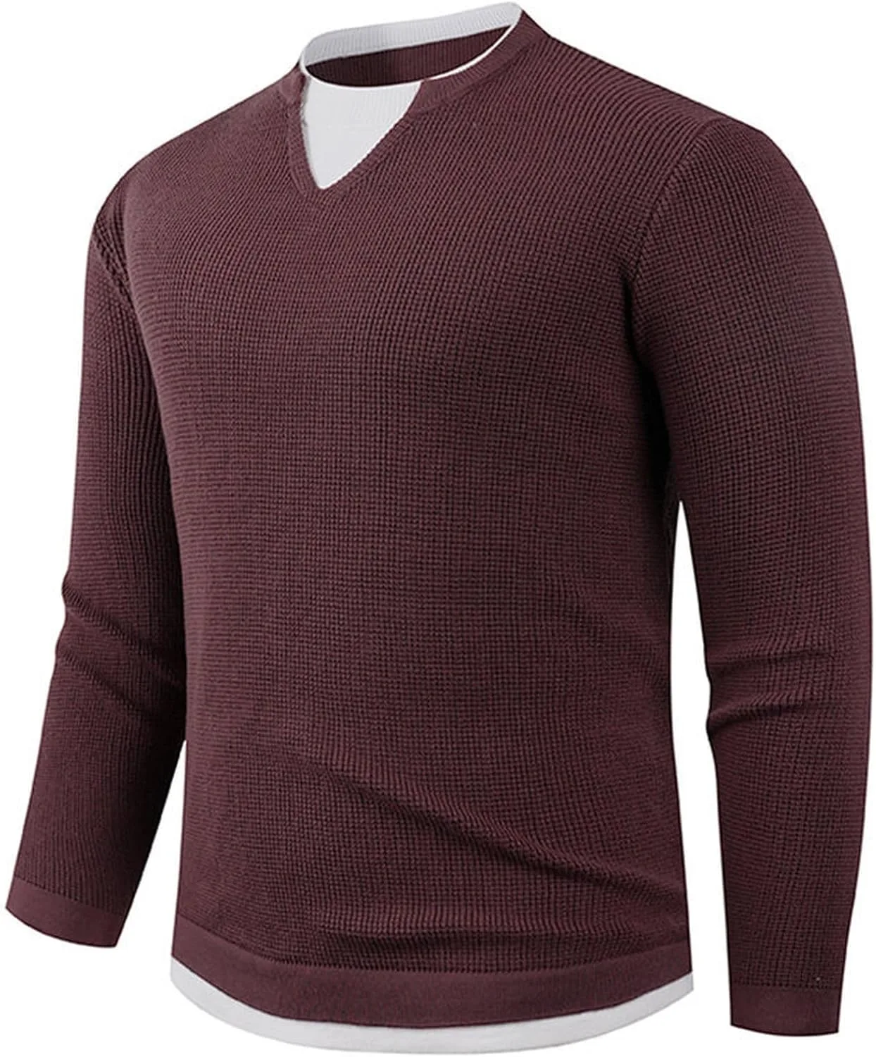 Мужской свитер-пуловер Crewneck Slim Fit — фото 3