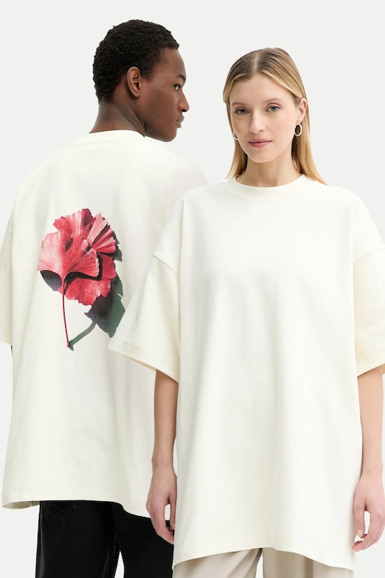 

Хлопковая футболка Won Hundred, бежевый