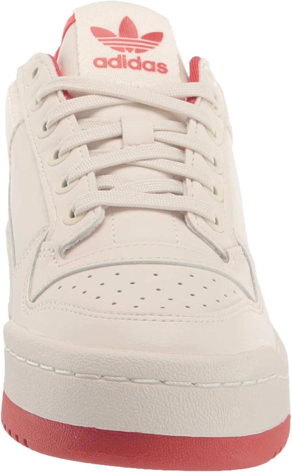 Кроссовки Adidas Originals Kids' Forum Low для детей, белый/красный — фото 2