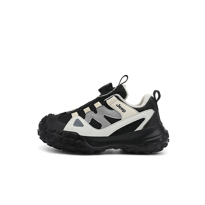 

Jeep Термостойкие кроссовки для бега с низким верхом, устойчивые к скольжению, износу, водонепроницаемые и дышащие Shadow Black/Ecru