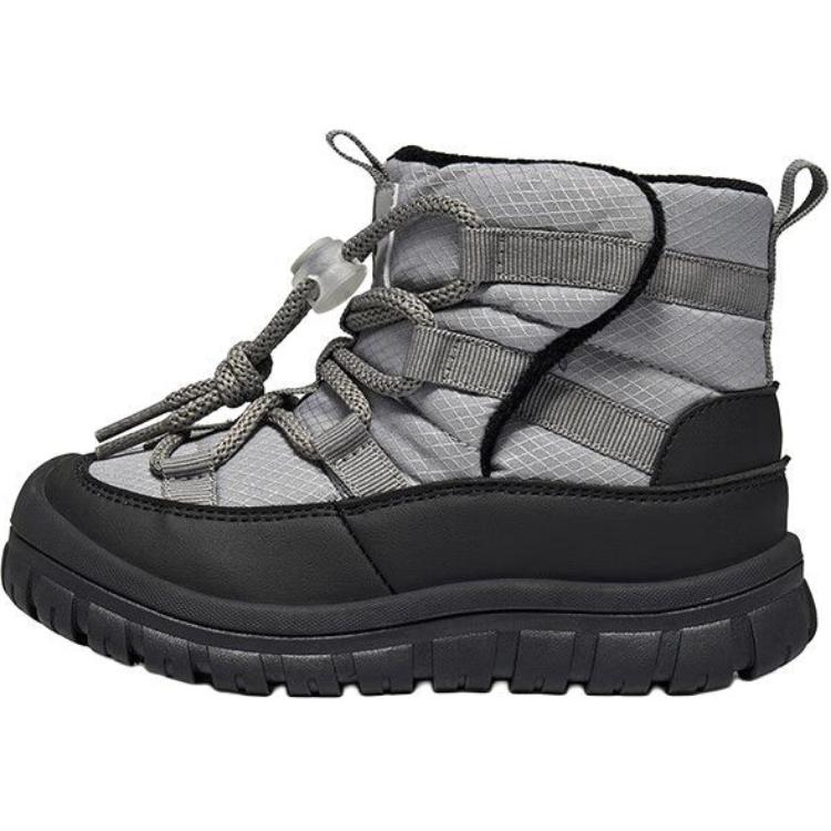 

Антискользящие износостойкие водонепроницаемые утепленные детские ботинки Kids' Hush Puppies, серый