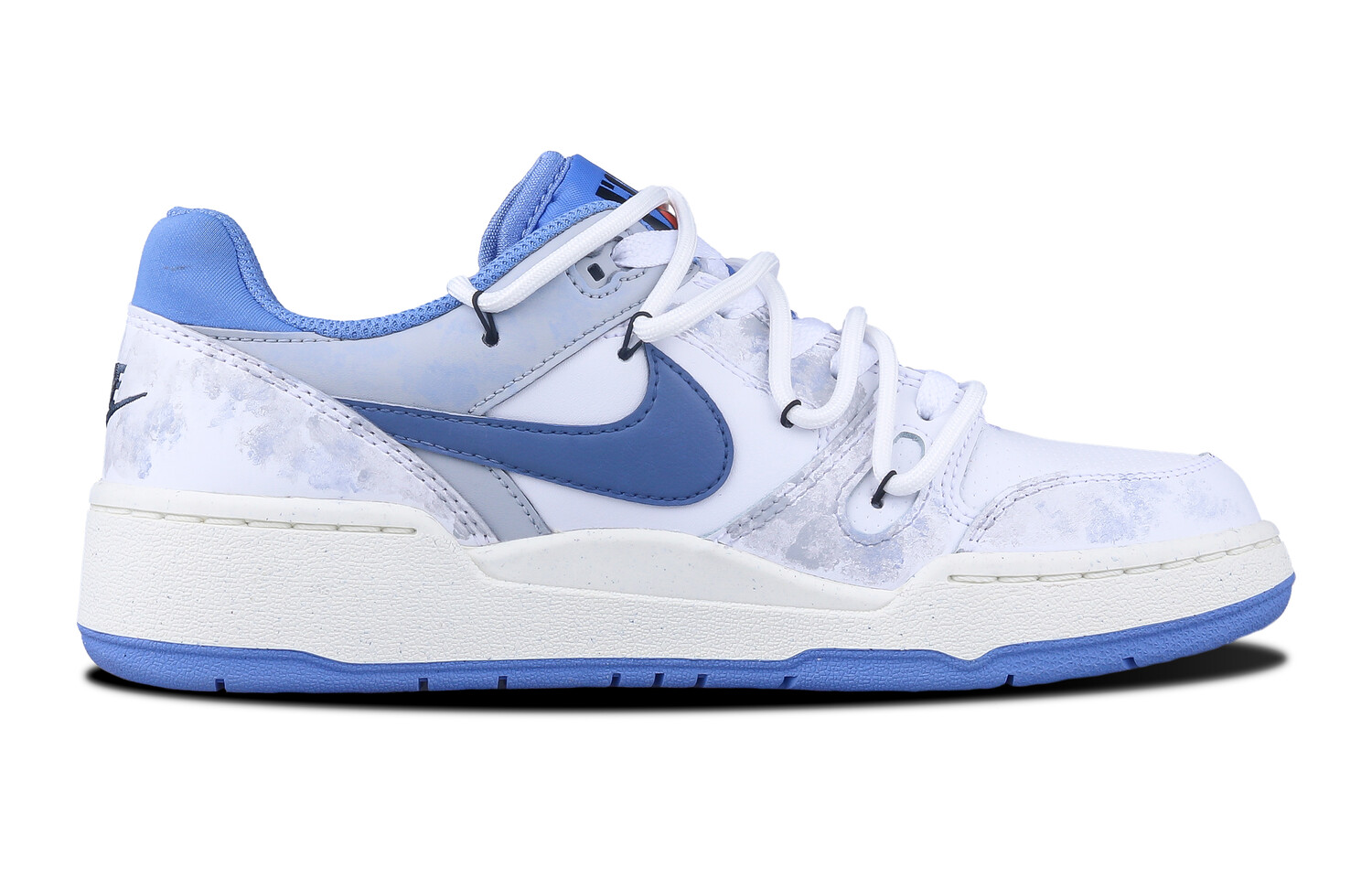 

Кроссовки Nike Full Force Skateboarding Shoes Men Low-top White/blue/gray, темно-синий
