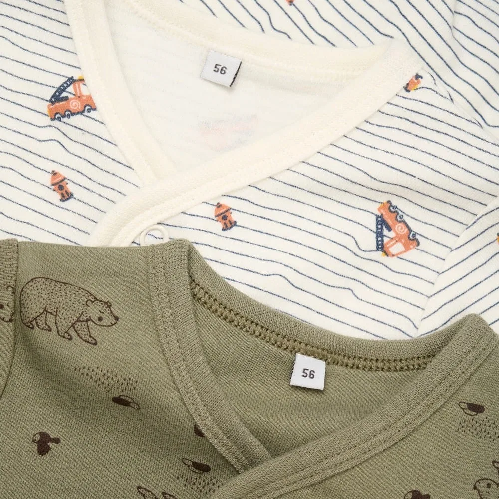 Пижама детская хлопковая Pippi Babywear, зеленый — фото 2