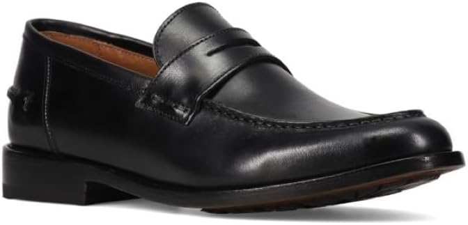 Мокасины для мужчин Frye Tyler Flex Penny - премиальная кожа, комфортная посадка, универсальный стиль, прочная подошва, от повседневного до формального, черный — фото 4
