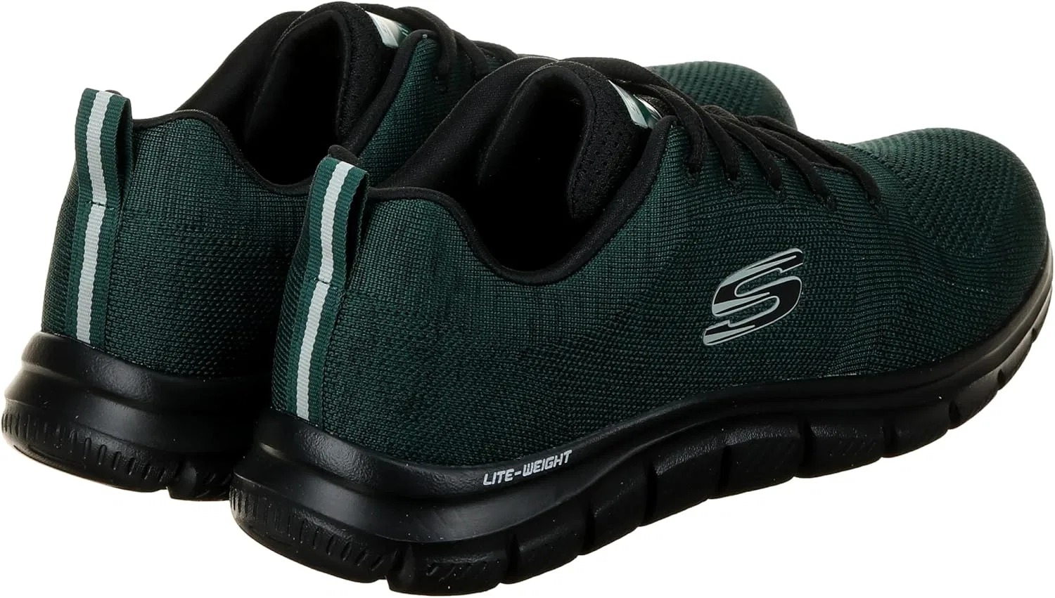 Мужские кроссовки Skechers 232298 BBK, Green / Black — фото 4