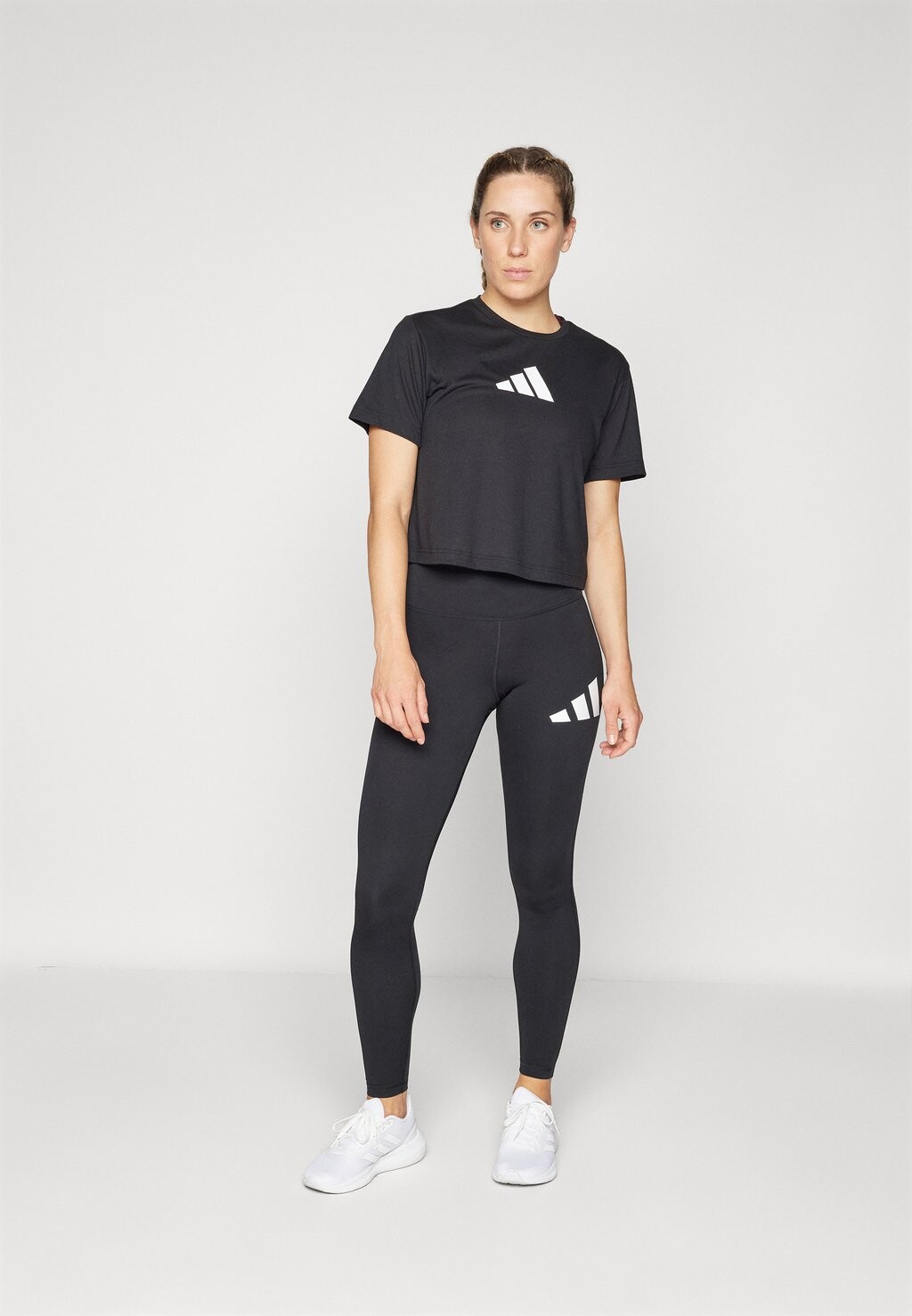 Тайтсы ESSENTIALS BIG FULL-LENGTH adidas, черный — фото 4