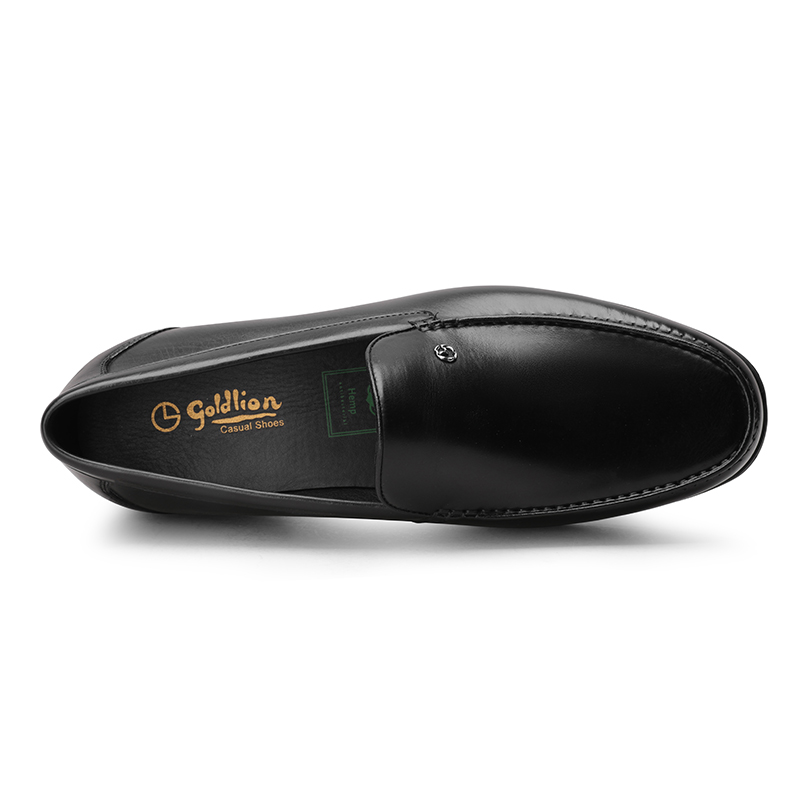 Мужские лоферы Black/Brown GOLDLION — фото 4