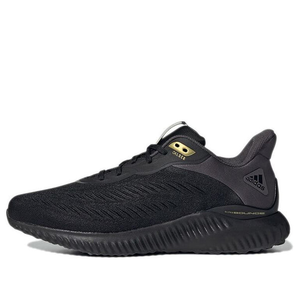 

Кроссовки alphabounce 'black' Adidas, черный