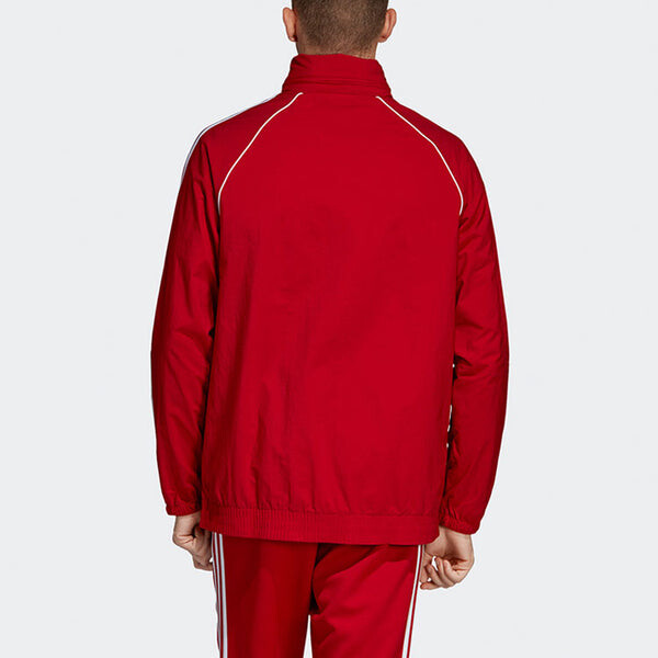 Куртка adidas originals Casual Sports Hooded Jacket Red, красный — фото 4