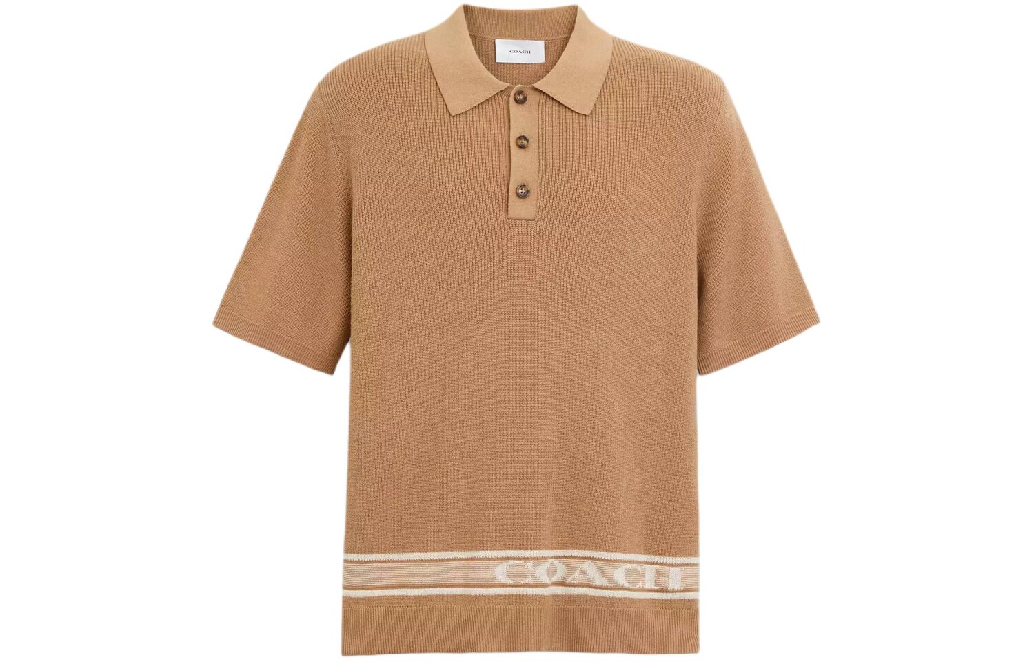 

Мужская рубашка поло COACH, цвет Brown