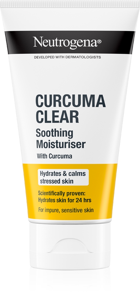 

Прозрачный успокаивающий и увлажняющий крем с куркумой Neutrogena, 75 мл