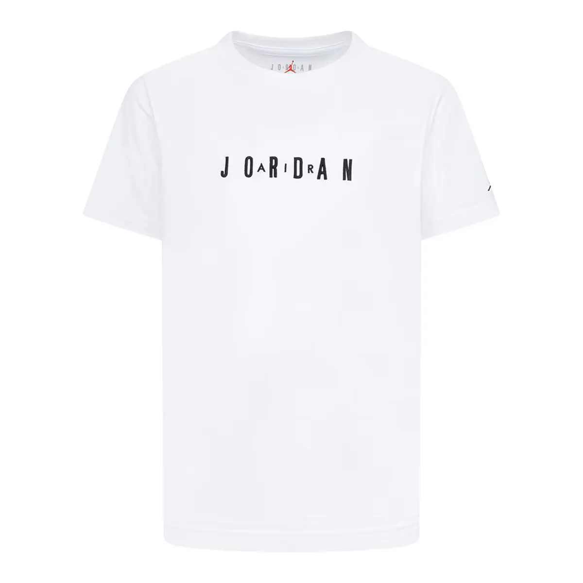 

Футболка детская с надписью JDB MJ EMB Crew Jordan Nike, белый