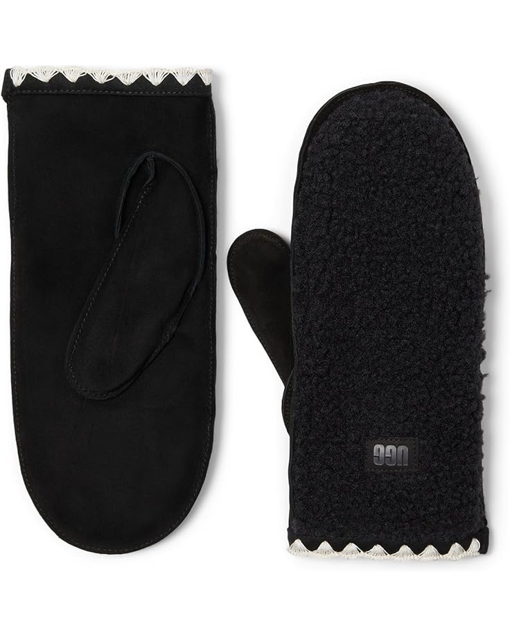 

Женские перчатки UGG Uggfluff Scalloped Mitten, Black