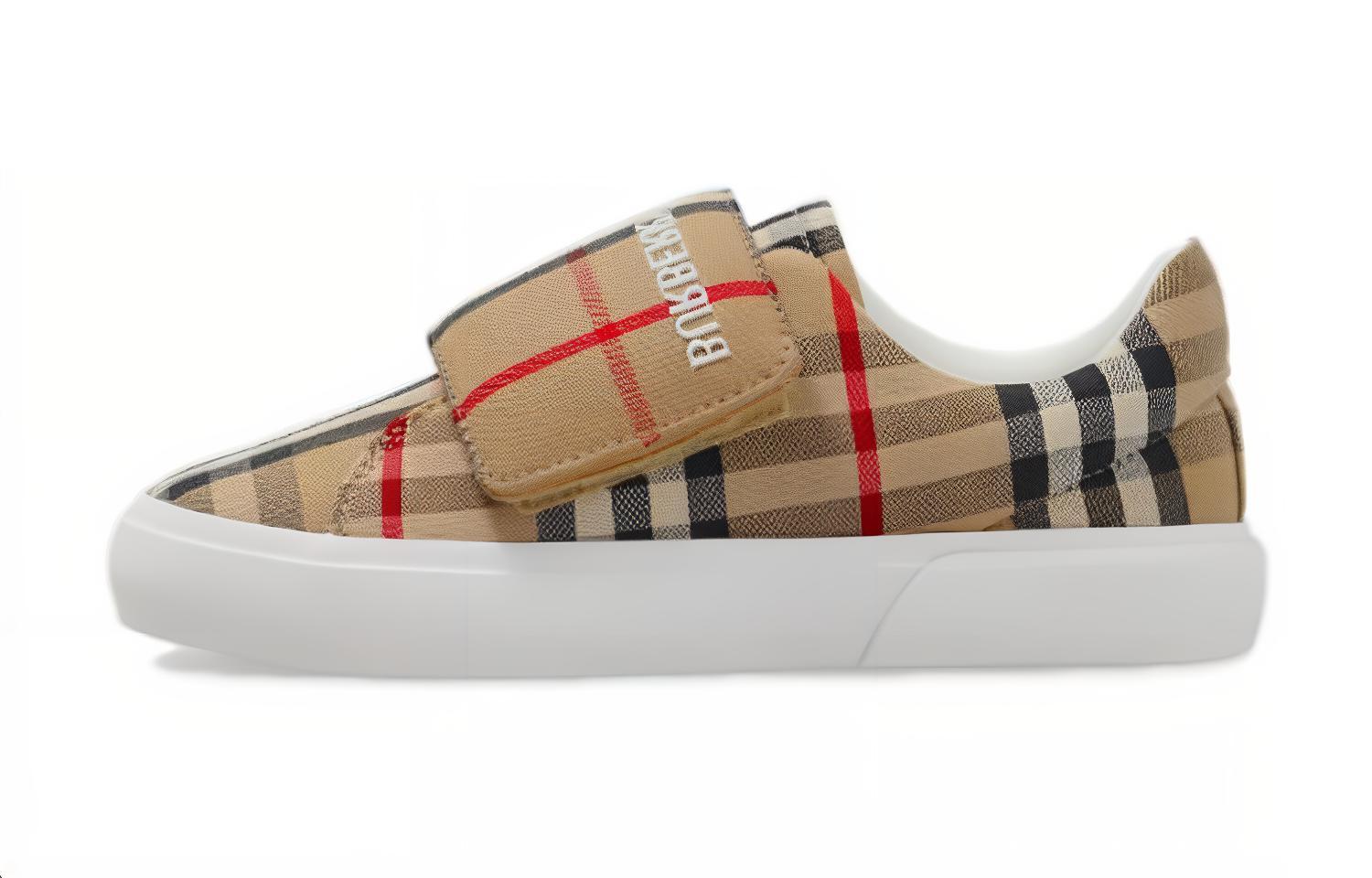 

Низкие детские скейтерские туфли Burberry коричневые
