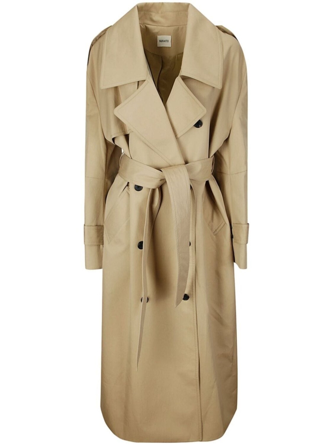 

KHAITE mazlow trechcoat, нейтральный цвет