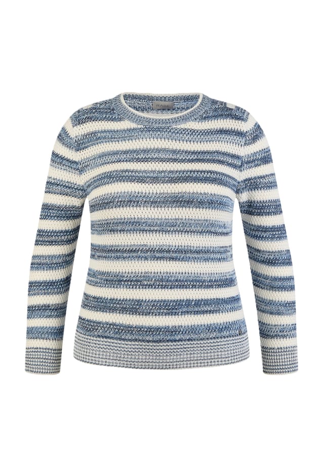 

Круглый ворот вязаный свитер Rabe, цвет dunkel jeans 4377