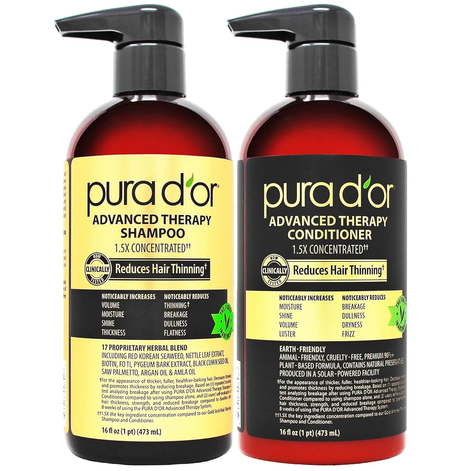Система шампунь и кондиционер «Advanced Therapy System» от PURA D’OR Pura D'Or