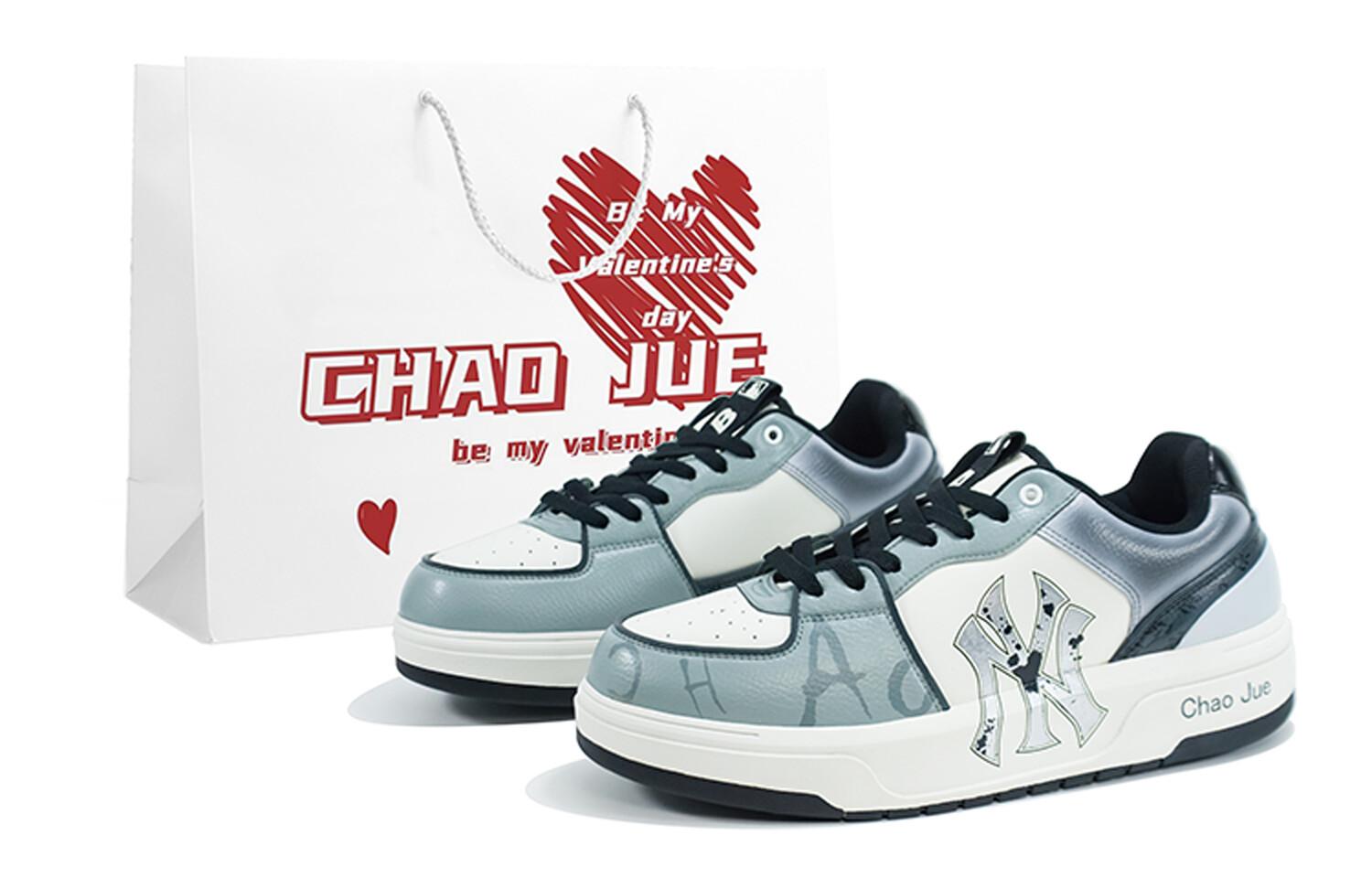 

Кроссовки для скейтбординга Chunky Liner унисекс с низким верхом, синий/белый, черный Mlb