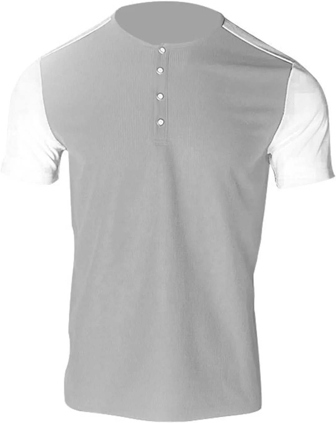 Футболка с принтом Muscle Fit Short Sleeve Raglan, Grey — фото 3