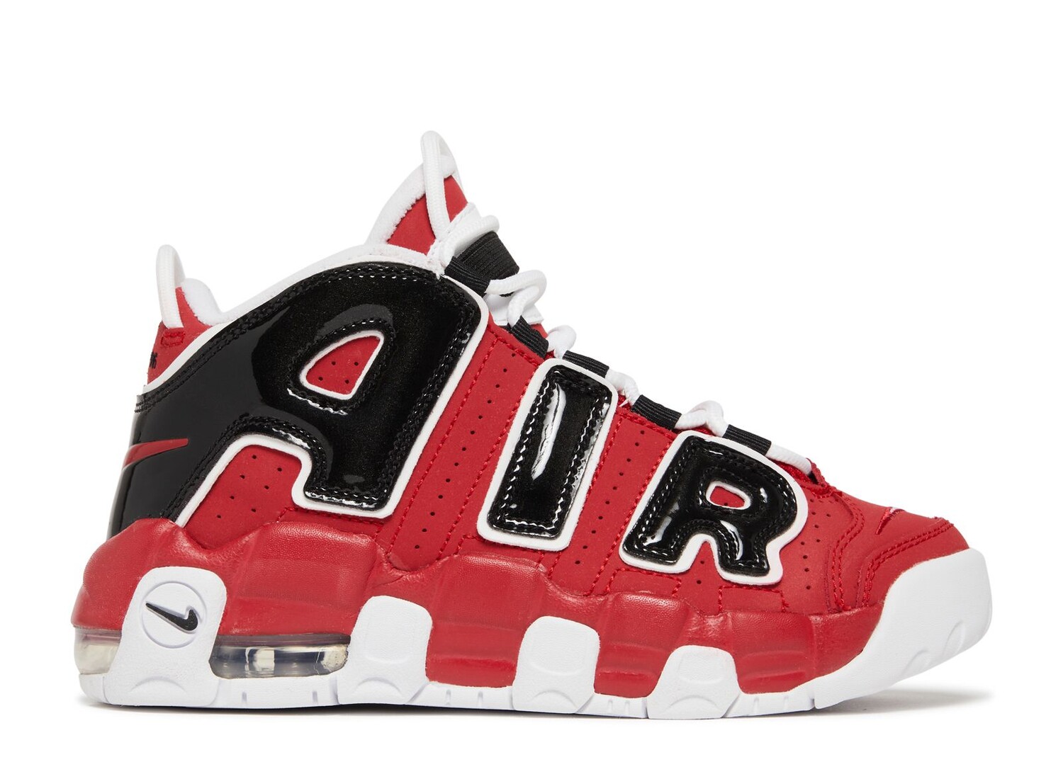 Кроссовки детские Nike Air More Uptempo '96 Ps 'Bulls', красный