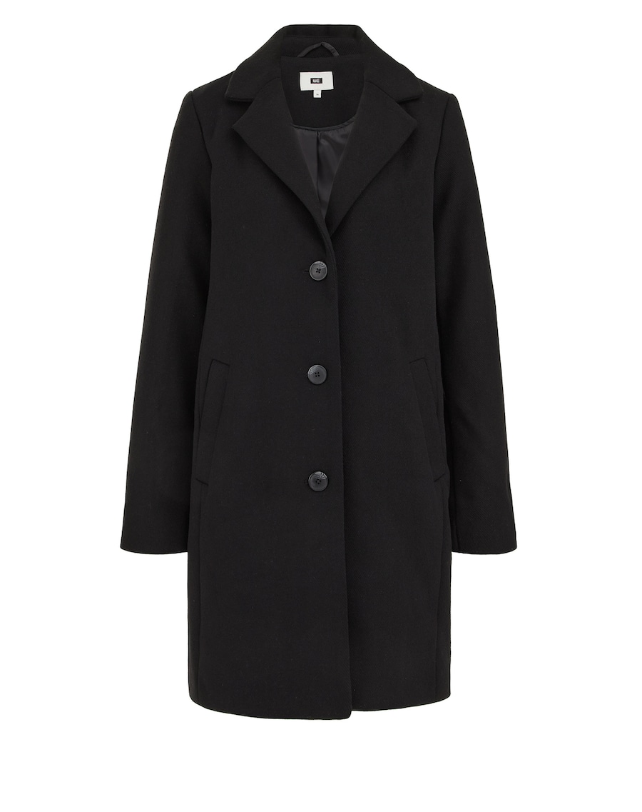 

Пальто межсезонное WE Fashion Jas, черный