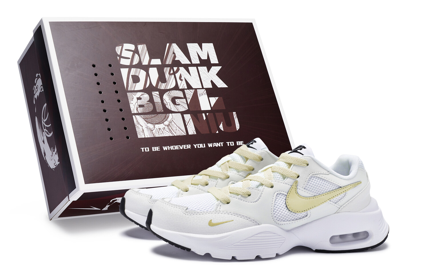 

Кроссовки женские Air Max Fusion с низким верхом бежевого цвета Nike