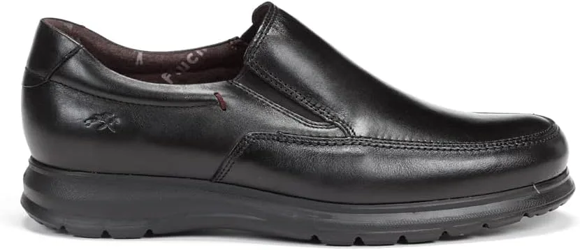 Мягкие черные удобные туфли Fluros Zeta F0603, Soft N Fluchos