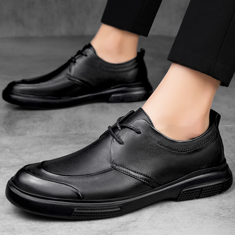 BAGE Мужские повседневные кроссовки Low Top черные, цвет Black — фото 4